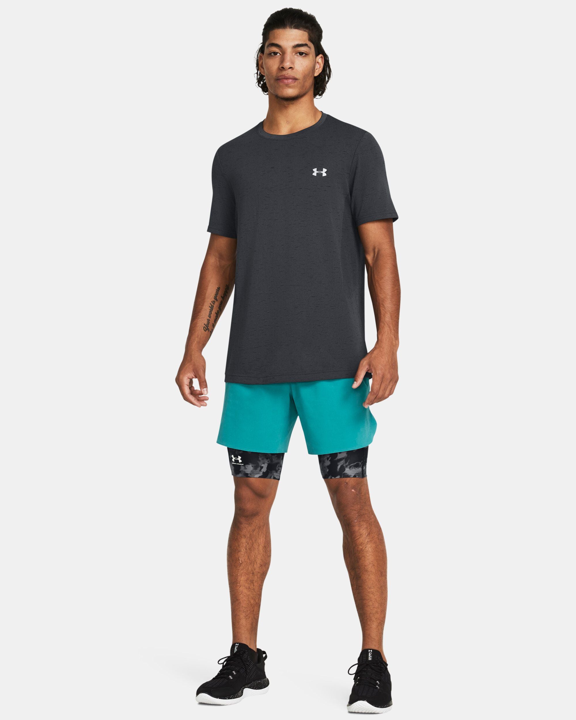 Shop Under Armour HeatGear® Iso-Chill Printed Men's Long Shorts