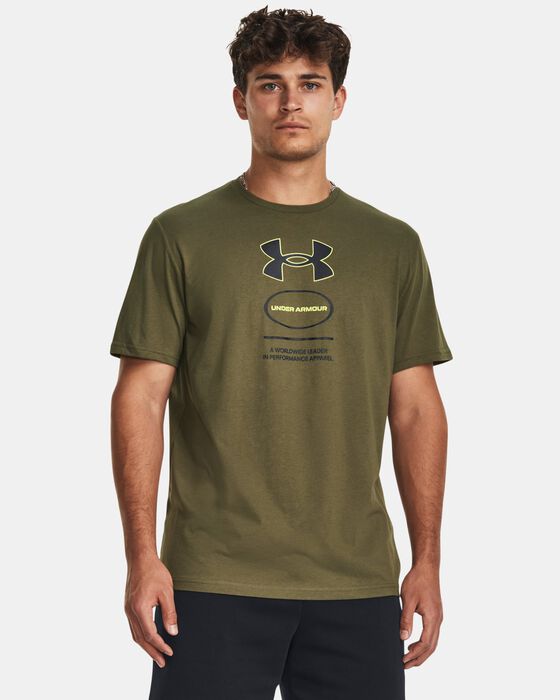 Men's UA Branded Gel Stack Short Sleeve image number 0