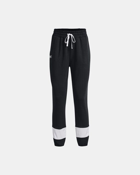 Women's UA Rival Terry Colorblock Joggers image number 4