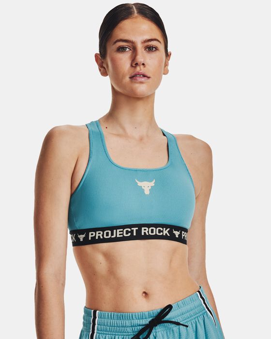 Women's Project Rock Crossback Training Ground Sports Bra image number 0