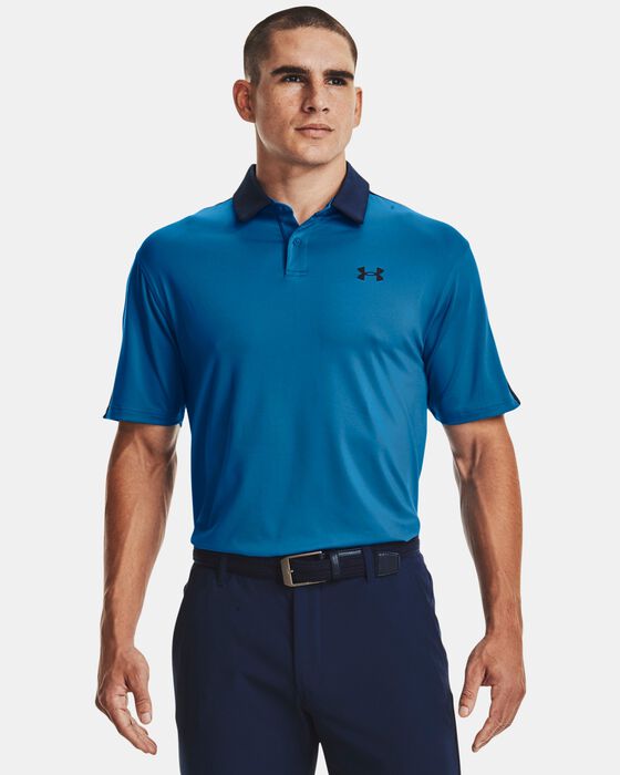 Men's UA T2G Blocked Polo image number 0