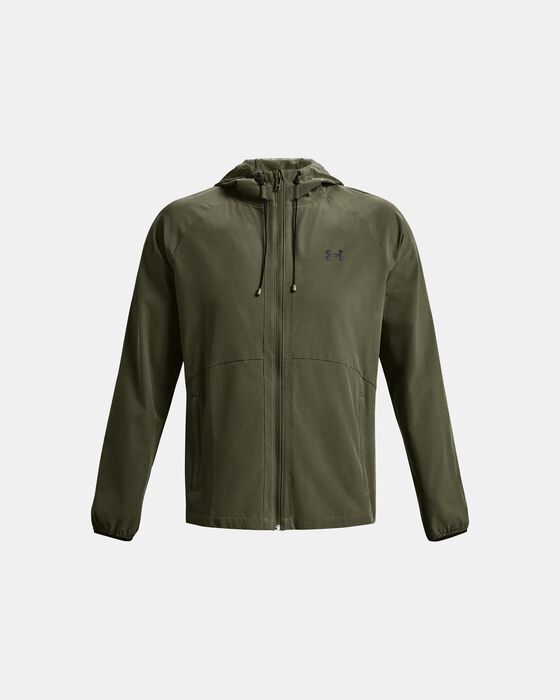 Men's UA Stretch Woven Windbreaker image number 5