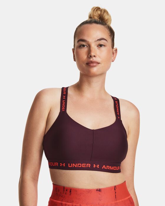 Women's UA Crossback Low Sports Bra image number 4