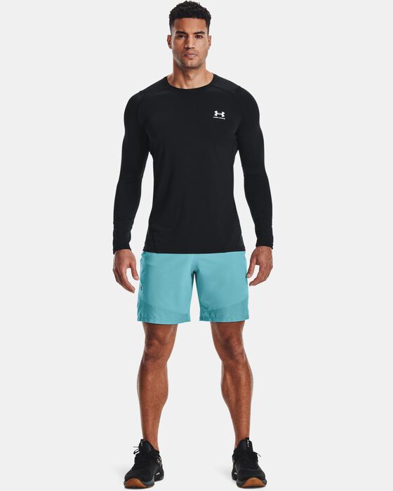 Men's HeatGear® Armour Fitted Long Sleeve image number 2