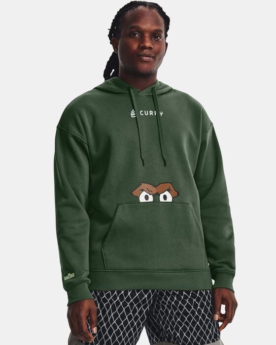 Men's Curry Sesame Street Grouch Hoodie image number 0