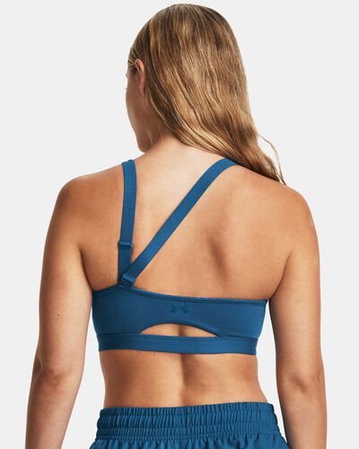 newlashua Women's High Support Push Up Zip Front Close Padded Sports Bra,  Blue, X-Large 36C 36D 38B 36DD price in UAE,  UAE