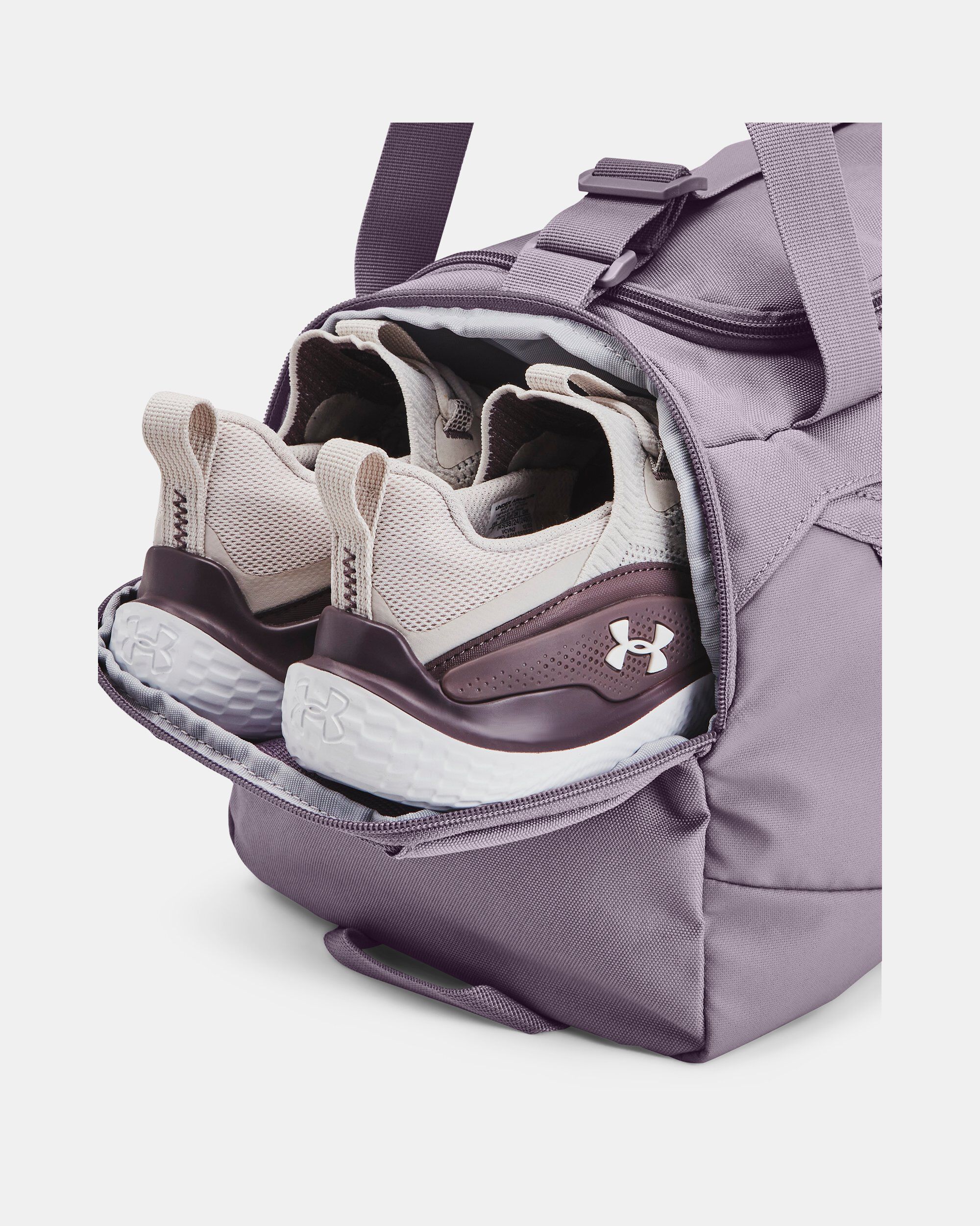 Purple under armour duffle bag store