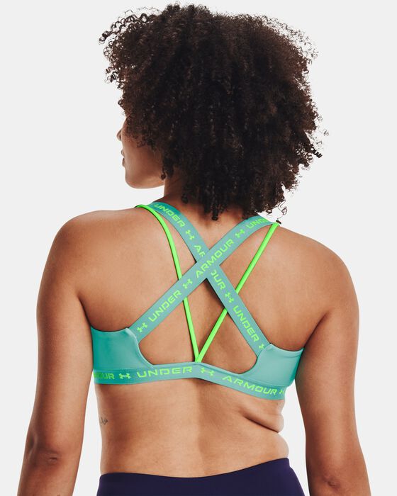 Women's UA Crossback Low Sports Bra image number 4