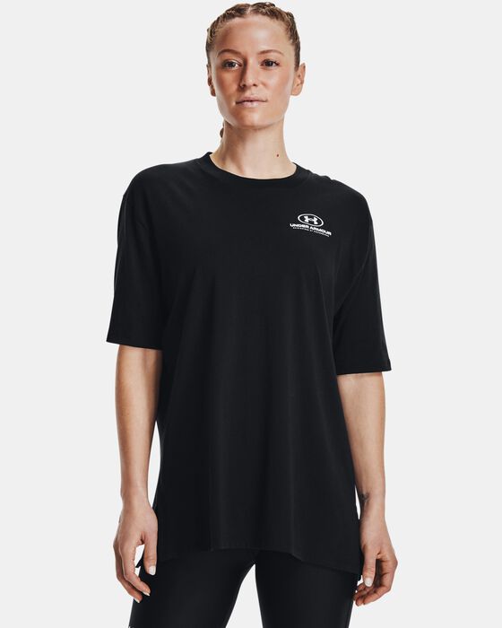 Women's UA Graphic Oversized Short Sleeve image number 0