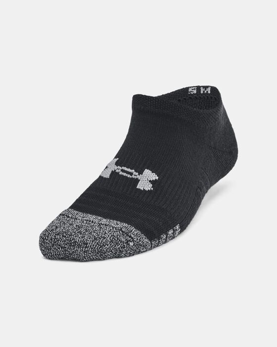 Kids' HeatGear® 3-Pack No Show Socks image number 1