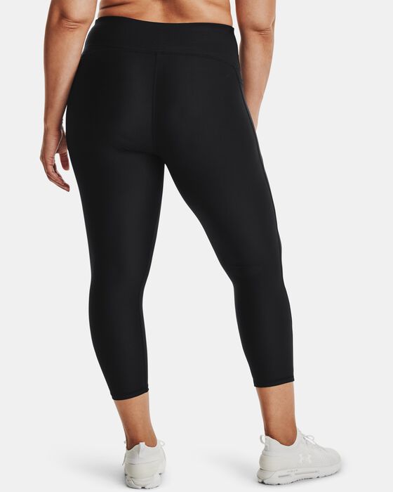 Women's HeatGear® Armour No-Slip Waistband Ankle Leggings image number 2