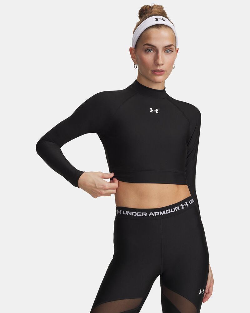HeatGear women's crop long sleeve