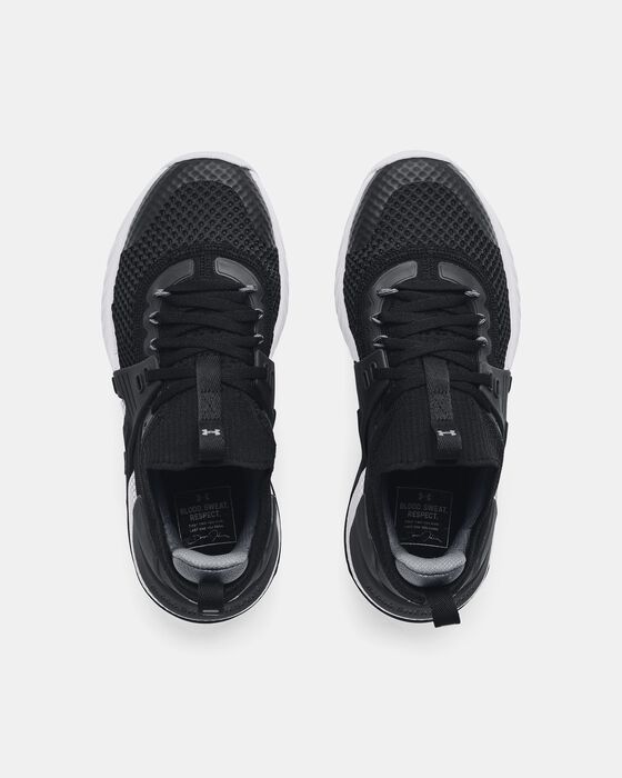 Grade School UA Project Rock 4 Training Shoes image number 2