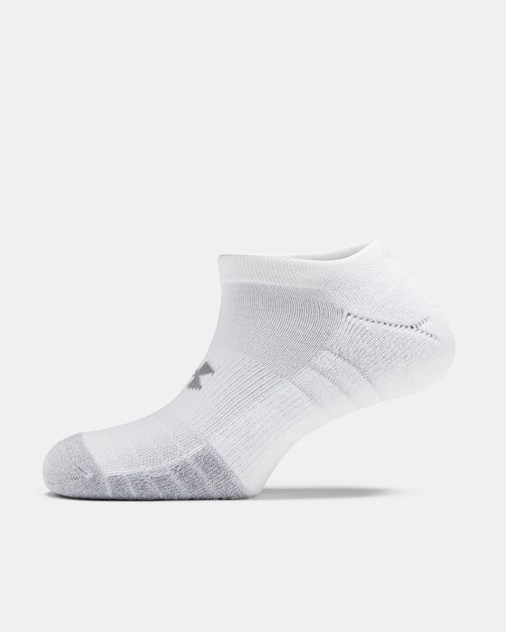 Adult HeatGear® No Show Socks 3-Pack image number 4