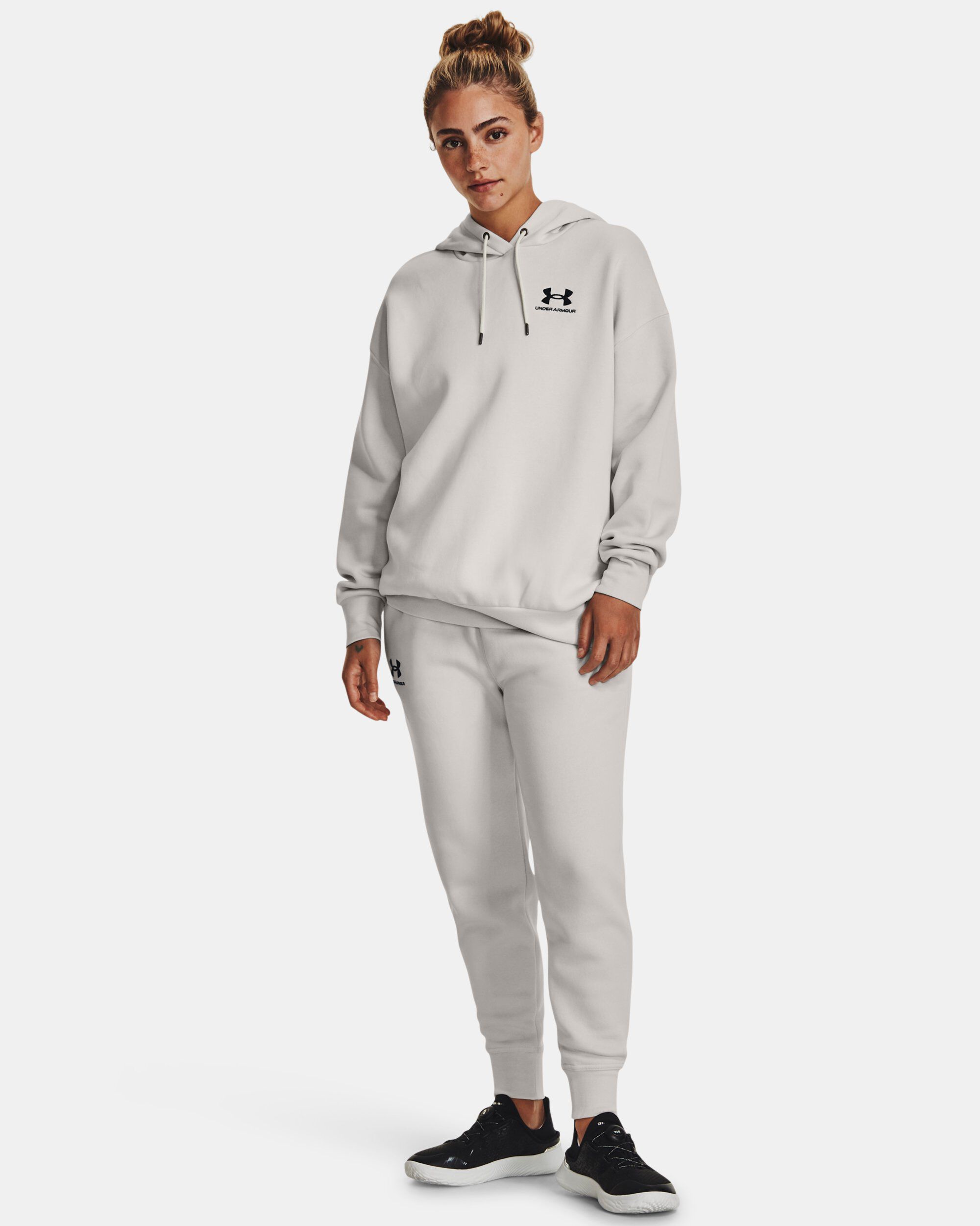 Oversized white top hoodie women's