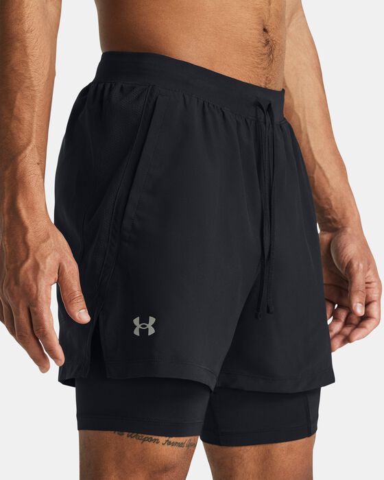 Men's UA Launch 2-in-1 5" Shorts image number 3