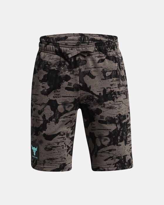 Boys' Project Rock Terry Printed Shorts image number 0