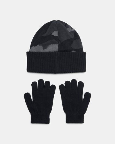 Boys' UA Beanie/Glove Combo