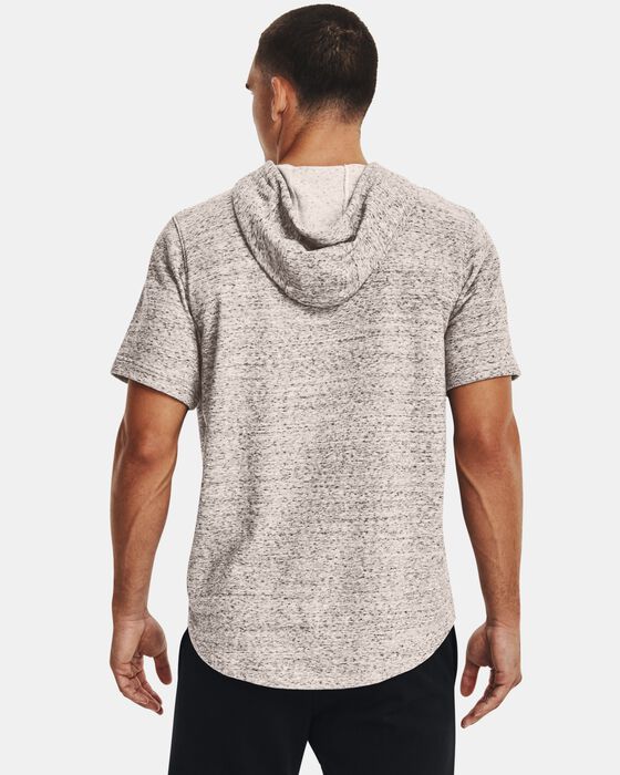 Men's UA Rival Terry Short Sleeve Hoodie image number 1