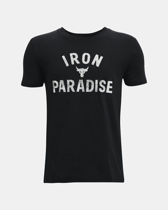 Boys' Project Rock Iron Paradise Short Sleeve image number 0