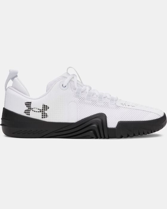 UA TriBase Reign 6, Men's Training Shoes, White / Black / Black